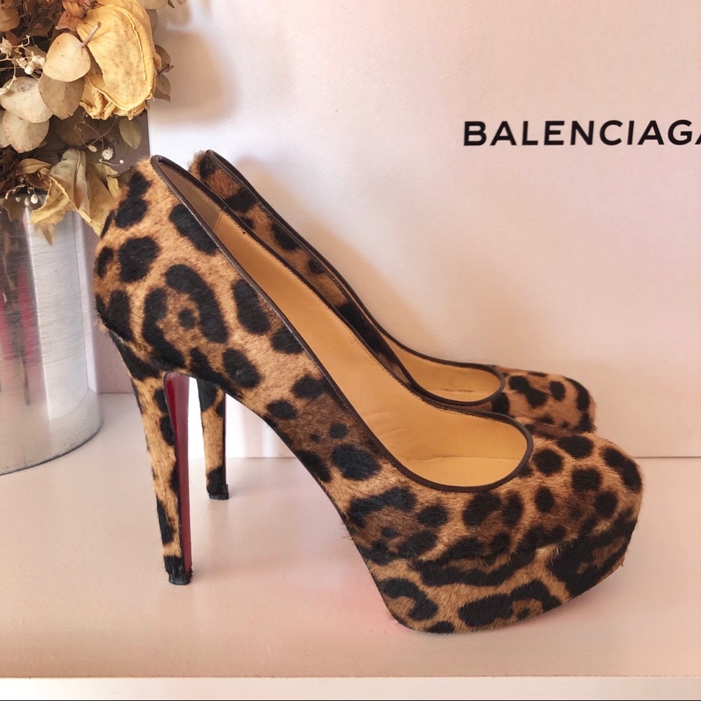 Christian Louboutin Leopard Heels